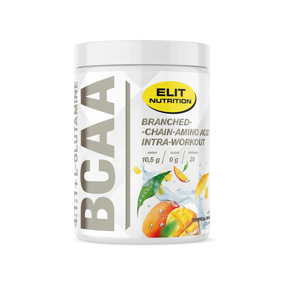 Elit Nutrition BCAA 4:1:1 + L-glutamine 400 g, kuva 5/6