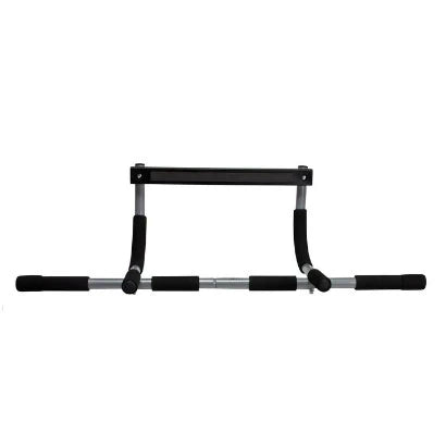 Virtufit Door Gym Multi -leuanvetotanko oviaukkoon, valmistettu teräksestä mustilla pehmustetuilla kahvoilla ylävartalon treeniin.